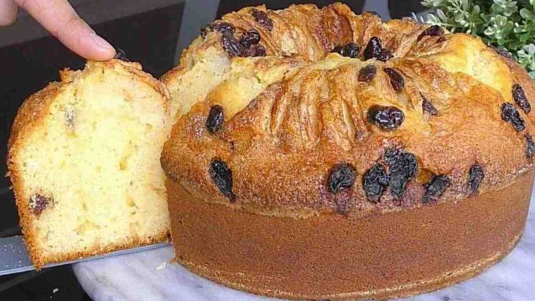 Gâteau aux pommes et aux raisins secs en 8 pots SANS beurre ni huile