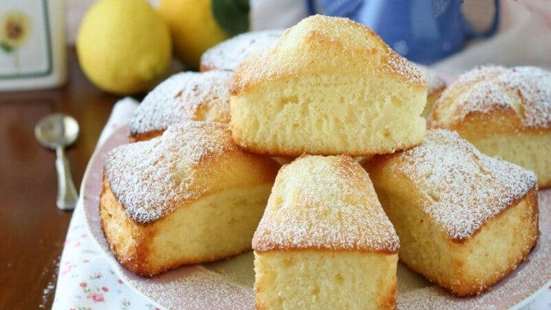 Gâteau au citron sans lait et sans beurre