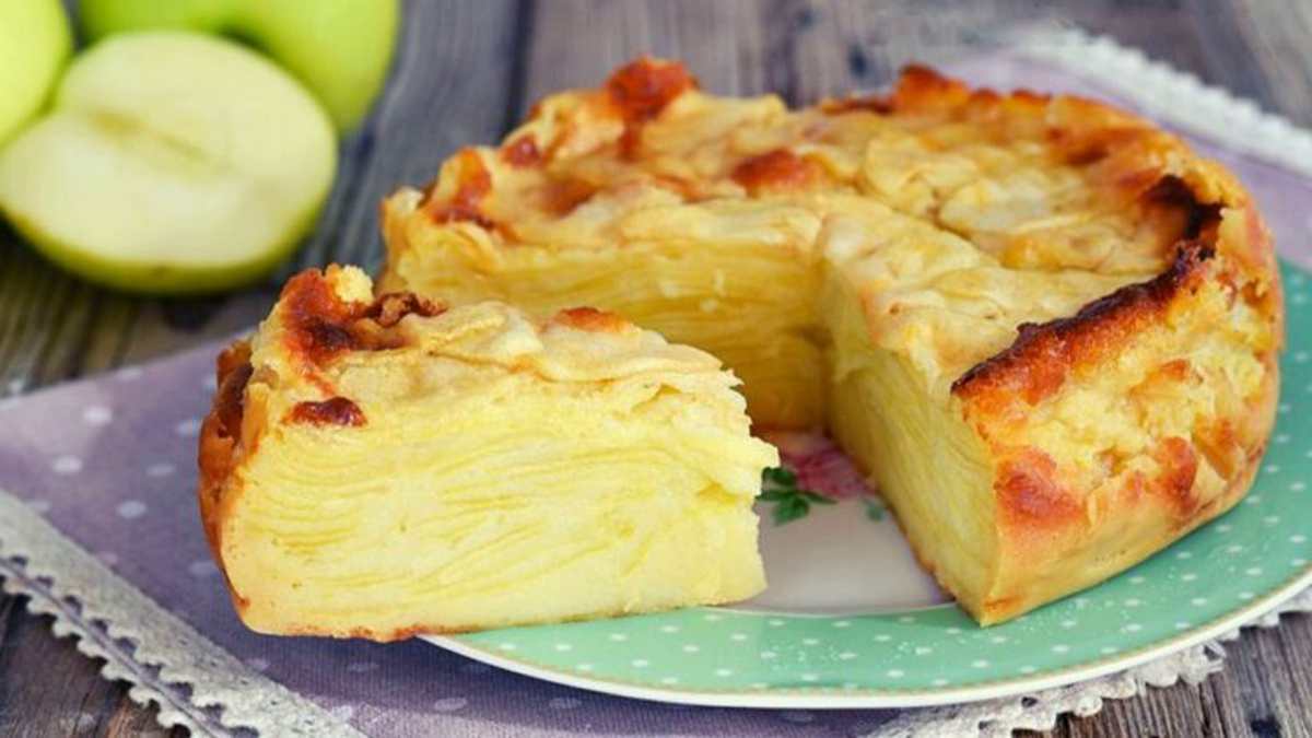 Recette Cyril Lignac : Gâteau invisible aux pommes