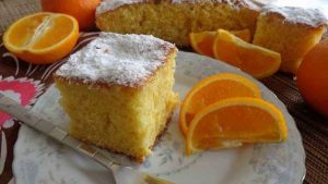 Gâteau orange et huile d’olive