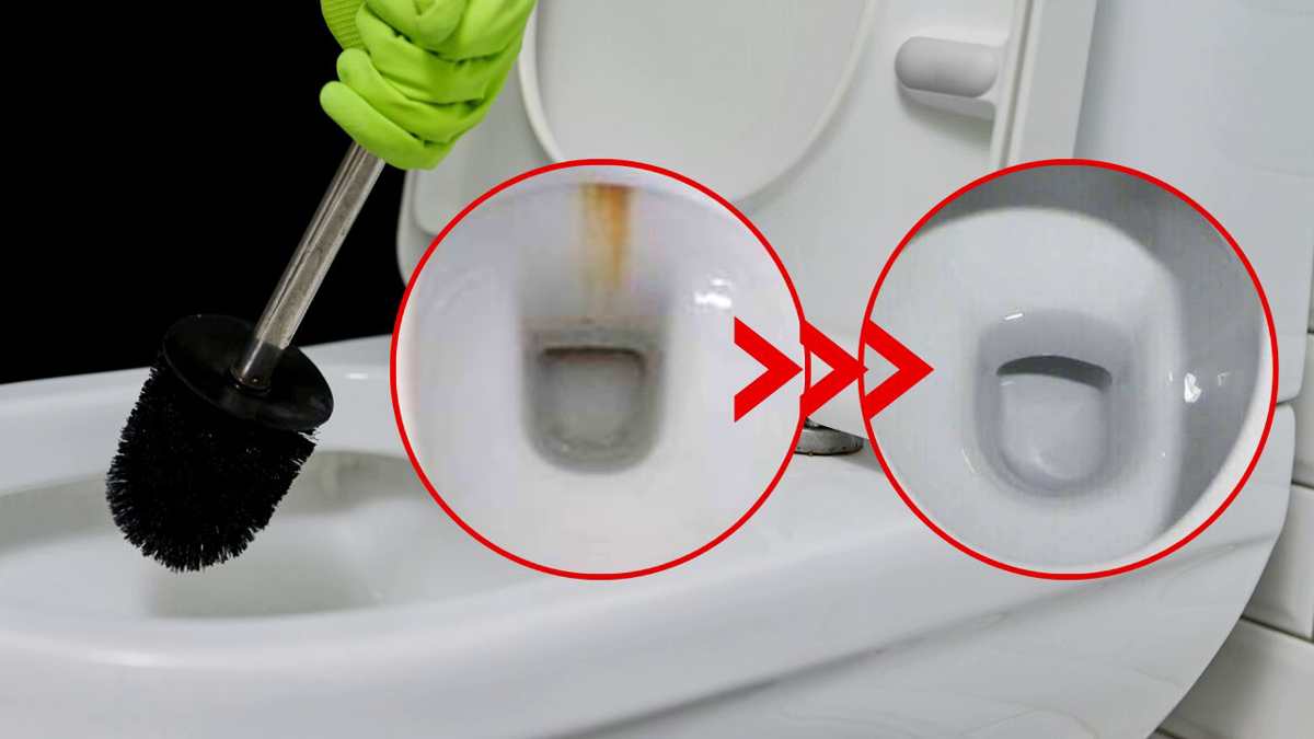Voici comment vous débarrasser définitivement des bandes jaunes dans les toilettes