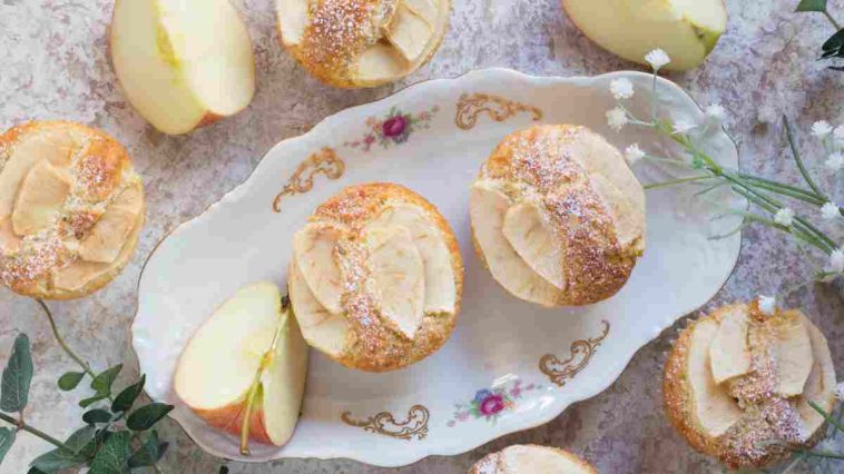 Muffins pommes et noix de coco