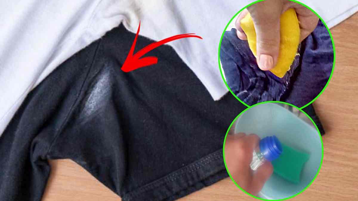 5 astuces ingénieuses pour vous débarrasser des taches de déodorant sur les vêtements