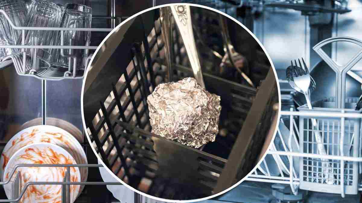Boule d'aluminium au lave-vaisselle