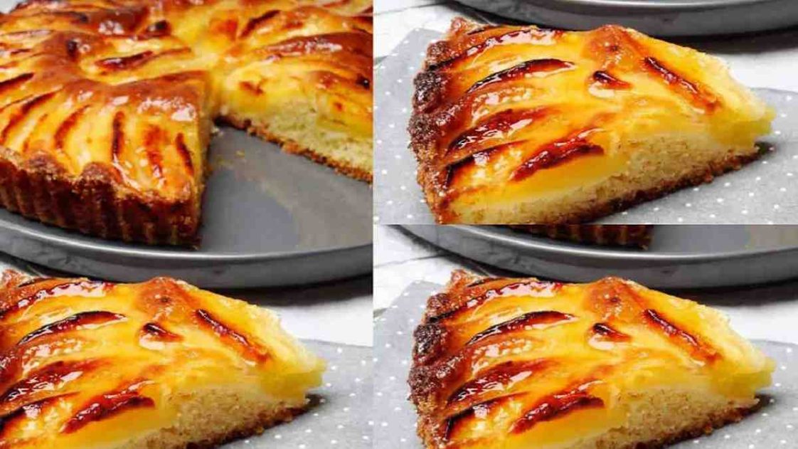 Découvrez Cette Délicieuse Recette De Tarte Suisse Aux Pommes, Prête à ...