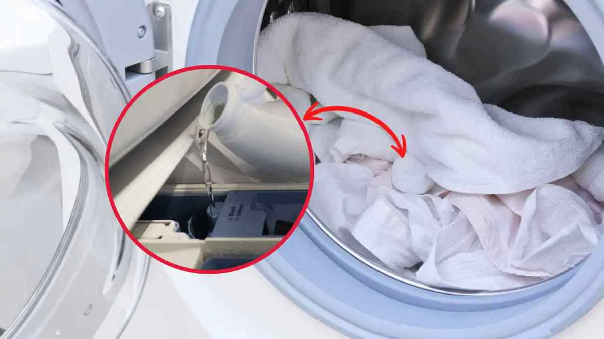 L'eau de Javel dans la machine à laver