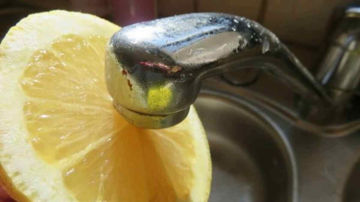 citron sur l'évier