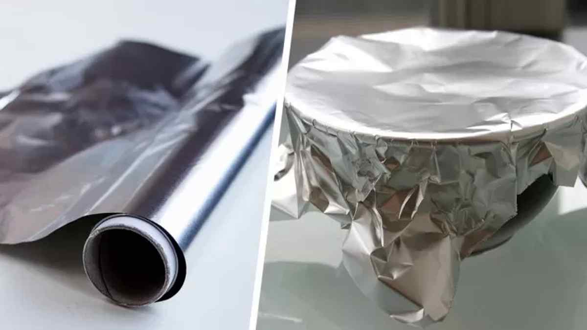 réutiliser le papier d'aluminium