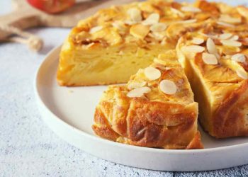 Tarte aux pommes légère