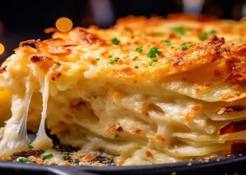 Gâteau invisible aux pommes de terre