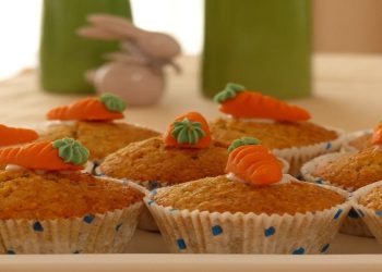 Muffins aux carottes et variante sans gluten