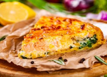 Rustica au saumon et aux épinards
