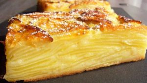 Gâteau aux pommes invisible