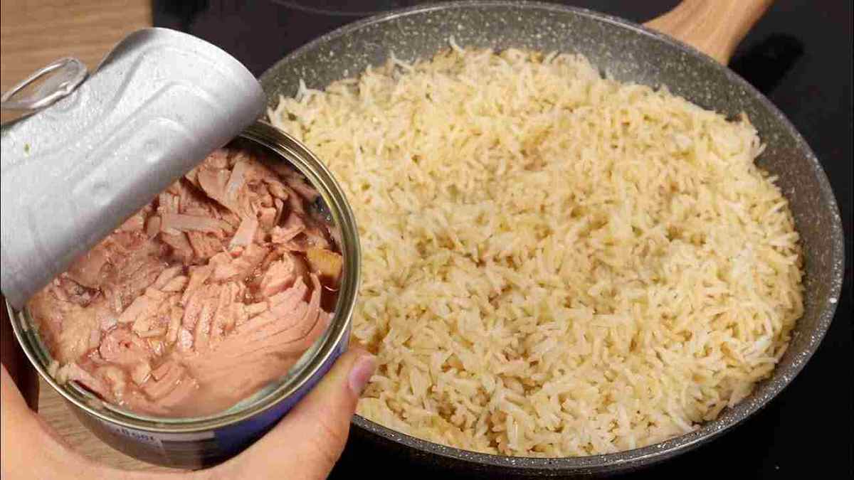 riz et du thon