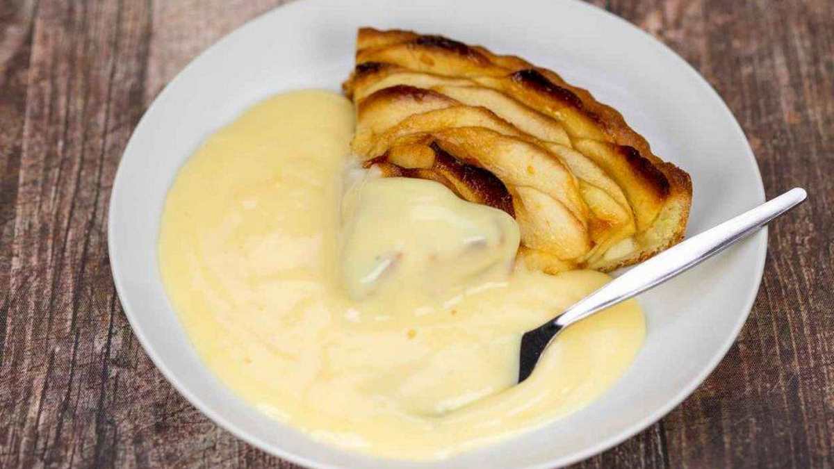 Crème pâtissière aux pommes