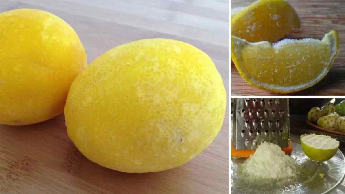 les bienfaits du citron glacé