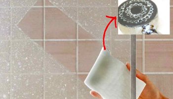 Éliminez le calcaire des robinets de douche