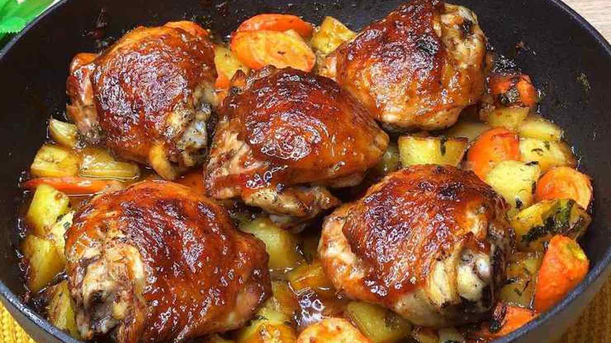cuisses de poulet poêlées