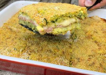 la tarte aux courgettes et aux pommes de terre