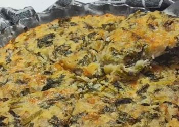 la tarte salée aux feuilles de navet