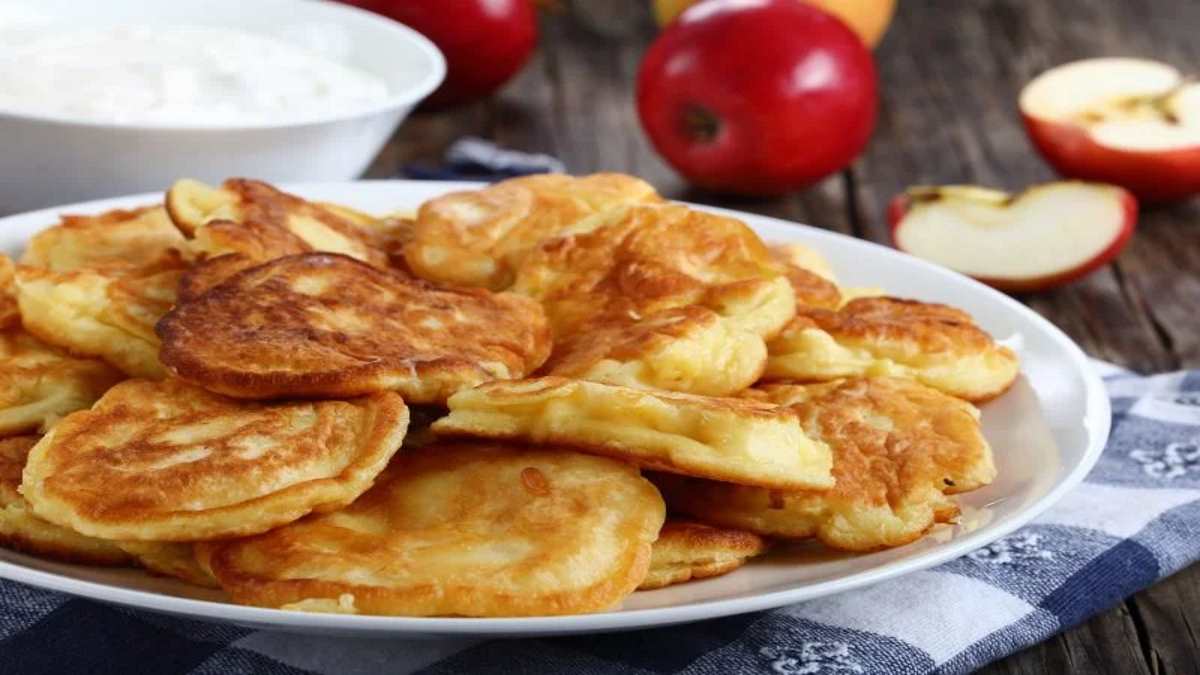 Crêpes aux pommes et à la cannelle