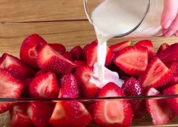 dessert aux fraises sans cuisson
