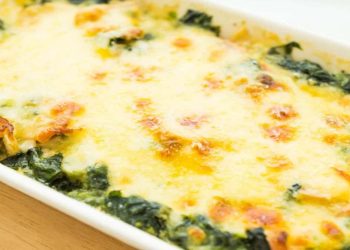 Lasagnes de pommes de terre et aux épinards