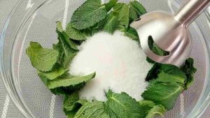 le sucre et la menthe