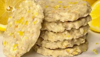 Biscuits au citron sans cuisson