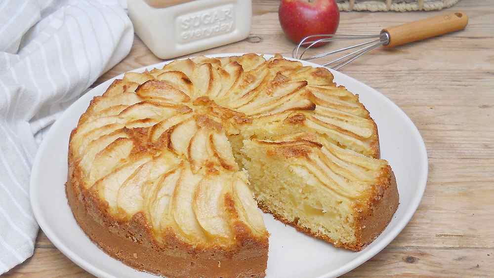 Gâteau au yaourt et aux pommes