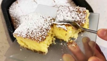 Gâteau aux pommes et aux noix