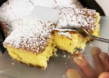 Gâteau aux pommes et aux noix