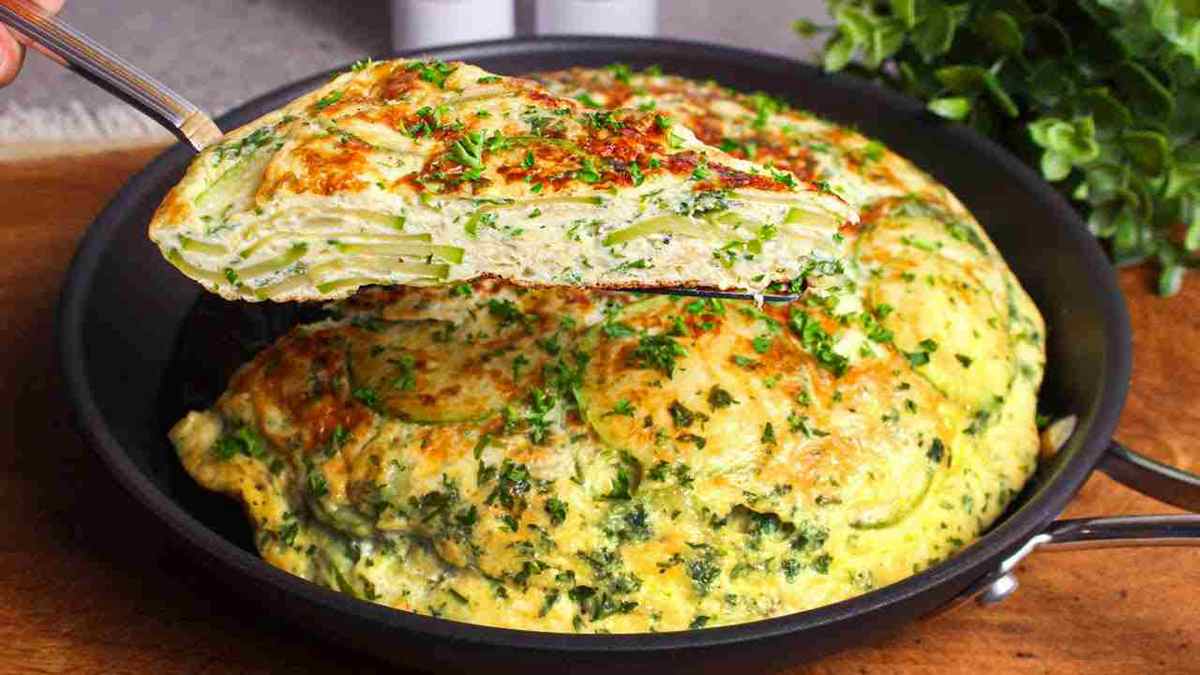 Une omelette aux courgettes irrésistible