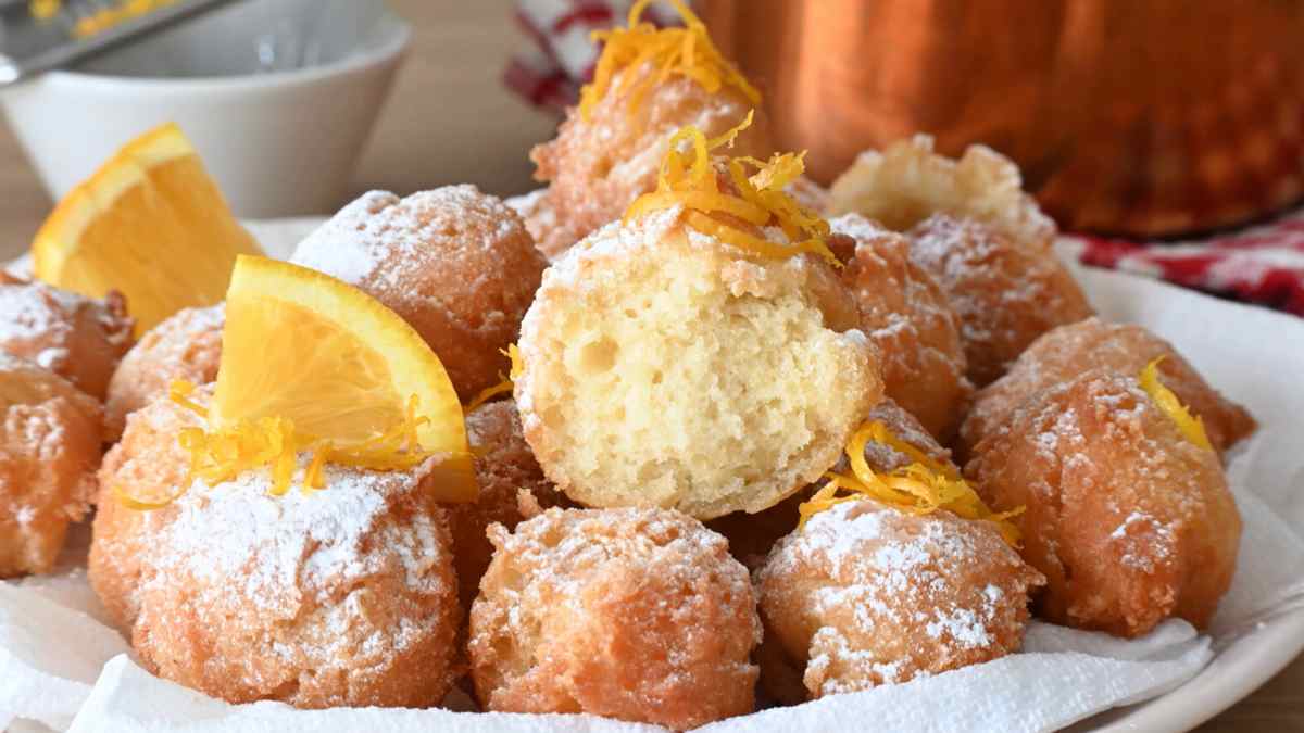 Beignets au Mascarpone et à l'Orange