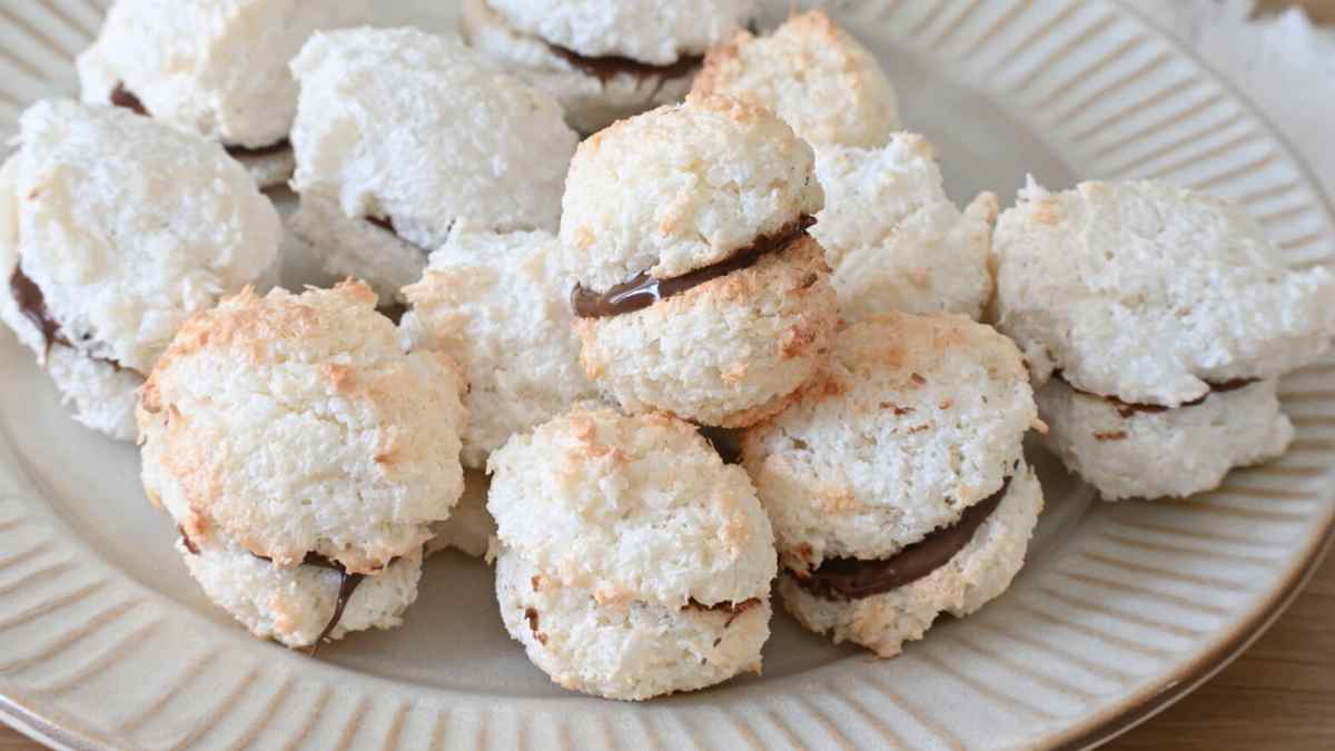 Biscuits à la noix de coco et Nutella