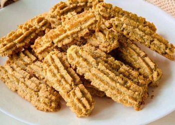 Biscuits sains aux flocons d’avoine et amandes