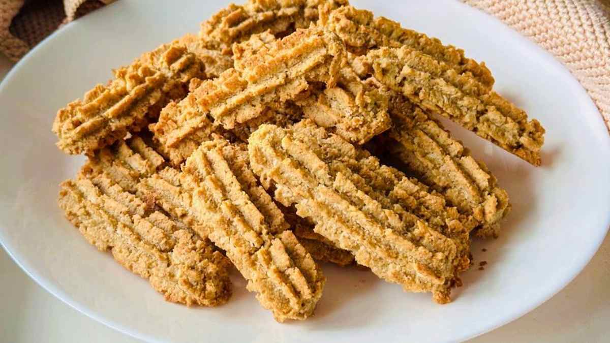 Biscuits sains aux flocons d’avoine et amandes