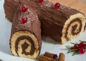 Bûche de Noël au Chocolat