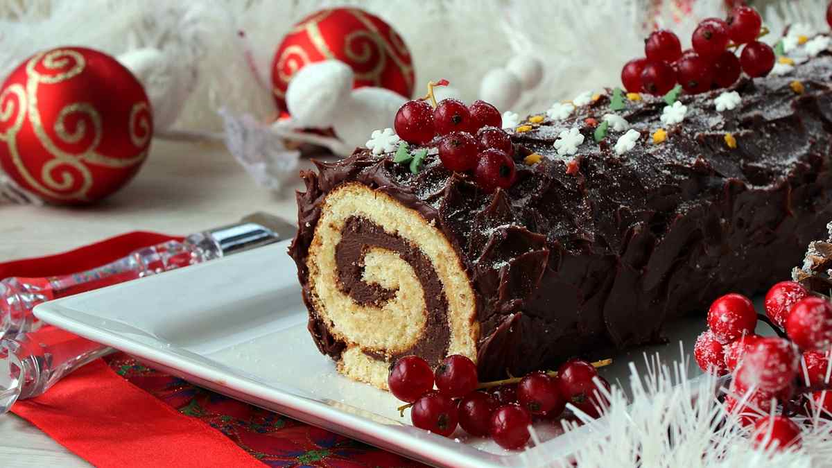 Bûche de Noël au Chocolat