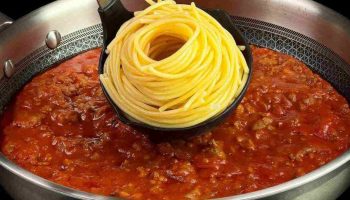 spaghettis au hachis