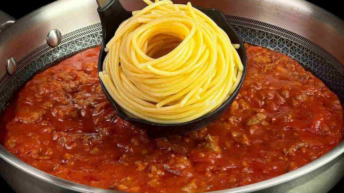 spaghettis au hachis