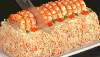 Gâteau au Thon et aux Crevettes