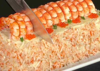 Gâteau au Thon et aux Crevettes