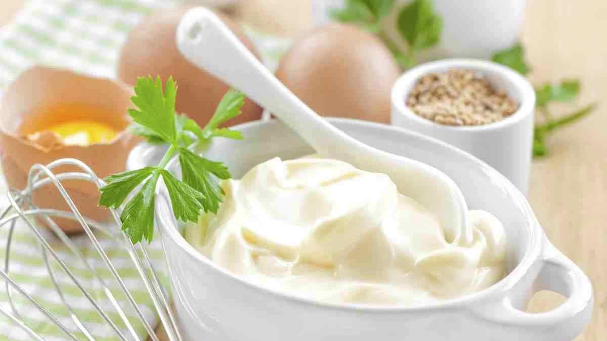 Mayonnaise sans œufs et sans huile