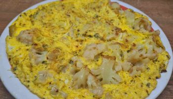 Omelette au Chou-Fleur