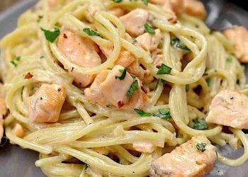 Pâtes Crémeuses au Saumon