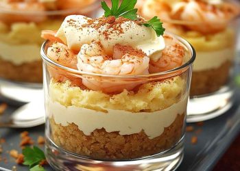 Tiramisu aux Crevettes Roses