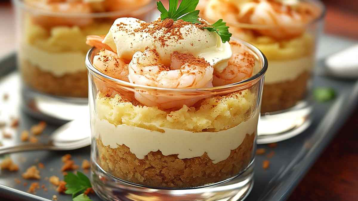 Tiramisu aux Crevettes Roses