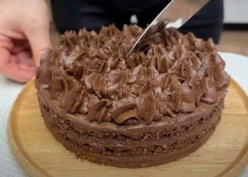 Un gâteau au chocolat sans farine ni levure