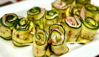 Rouleaux de Courgettes Légers au Jambon et Scamorza